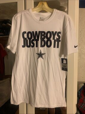 Nike White/ Navy Dallas Cowboys Graphic Tee